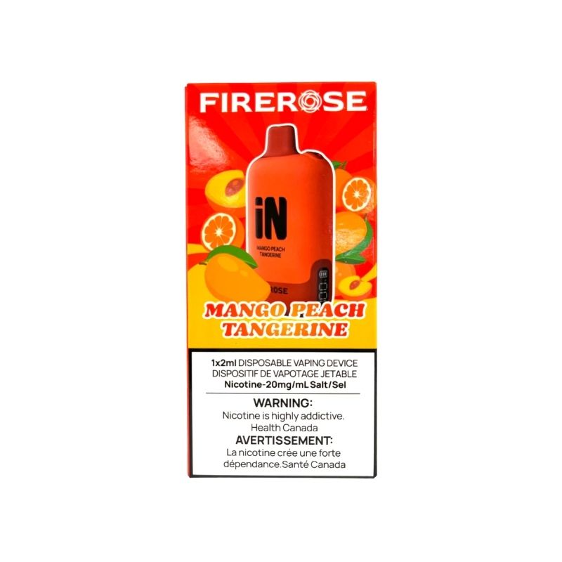 [Disposables] Firerose iN - Mango Peach Tangerine Disposable Pod Systems Vancouver Toronto Calgary Richmond Montreal Kingsway Winnipeg Quebec Coquitlam Canada Canadian Vapes Shop Free Shipping E-Juice Mods Nic Salt