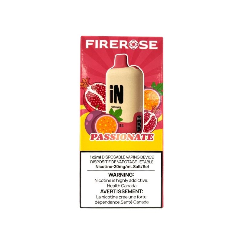[Disposables] Firerose iN - Passionate Disposable Pod Systems Vancouver Toronto Calgary Richmond Montreal Kingsway Winnipeg Quebec Coquitlam Canada Canadian Vapes Shop Free Shipping E-Juice Mods Nic Salt