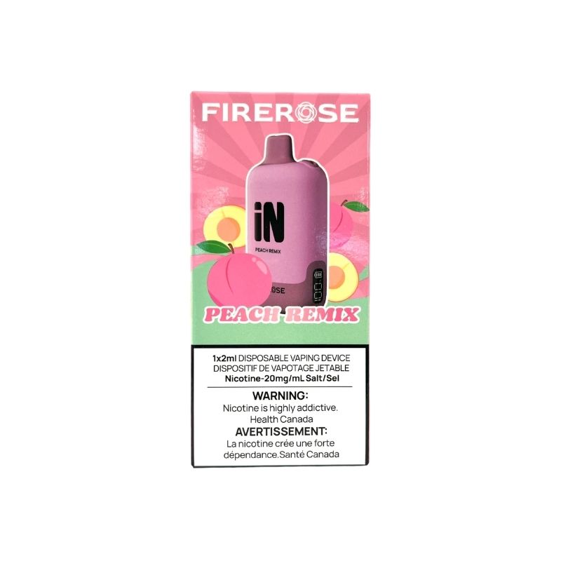 [Disposables] Firerose iN - Peach Remix Disposable Pod Systems Vancouver Toronto Calgary Richmond Montreal Kingsway Winnipeg Quebec Coquitlam Canada Canadian Vapes Shop Free Shipping E-Juice Mods Nic Salt
