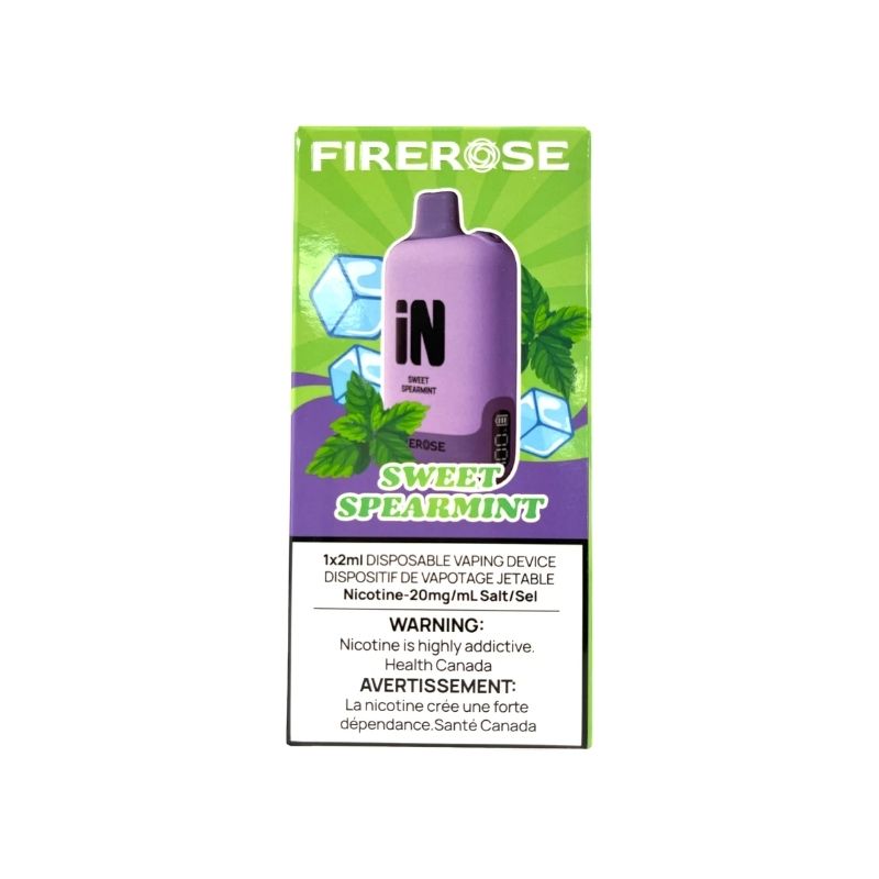 [Disposables] Firerose iN - Sweet Spearmint Disposable Pod Systems Vancouver Toronto Calgary Richmond Montreal Kingsway Winnipeg Quebec Coquitlam Canada Canadian Vapes Shop Free Shipping E-Juice Mods Nic Salt