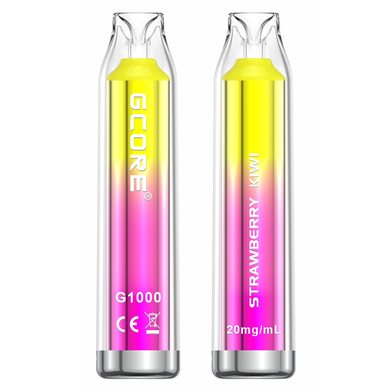 [Disposables] GCORE 1000 - Strawberry Kiwi Disposable Pod Systems Vancouver Toronto Calgary Richmond Montreal Kingsway Winnipeg Quebec Coquitlam Canada Canadian Vapes Shop Free Shipping E-Juice Mods Nic Salt