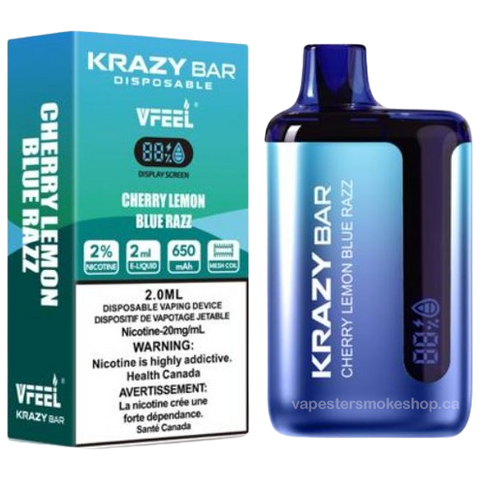[Disposables] Krazy Bar - Cherry Lemon Blue Razz