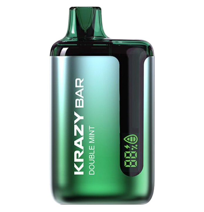 [Disposables] Krazy Bar - Double Mint Disposable Pod Systems Vancouver Toronto Calgary Richmond Montreal Kingsway Winnipeg Quebec Coquitlam Canada Canadian Vapes Shop Free Shipping E-Juice Mods Nic Salt