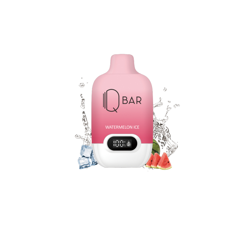 [Disposables] QBAR - Watermelon Ice Disposable Pod Systems Vancouver Toronto Calgary Richmond Montreal Kingsway Winnipeg Quebec Coquitlam Canada Canadian Vapes Shop Free Shipping E-Juice Mods Nic Salt