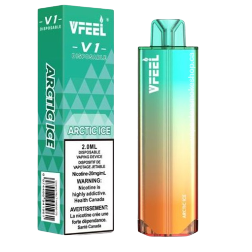 [Disposables] VFEEL V1 - Arctic Ice (Orange) Disposable Pod Systems Vancouver Toronto Calgary Richmond Montreal Kingsway Winnipeg Quebec Coquitlam Canada Canadian Vapes Shop Free Shipping E-Juice Mods Nic Salt