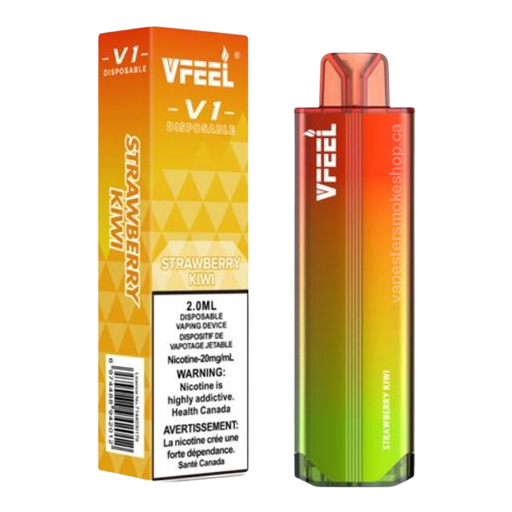[Disposables] VFEEL V1 - Strawberry Kiwi Disposable Pod Systems Vancouver Toronto Calgary Richmond Montreal Kingsway Winnipeg Quebec Coquitlam Canada Canadian Vapes Shop Free Shipping E-Juice Mods Nic Salt