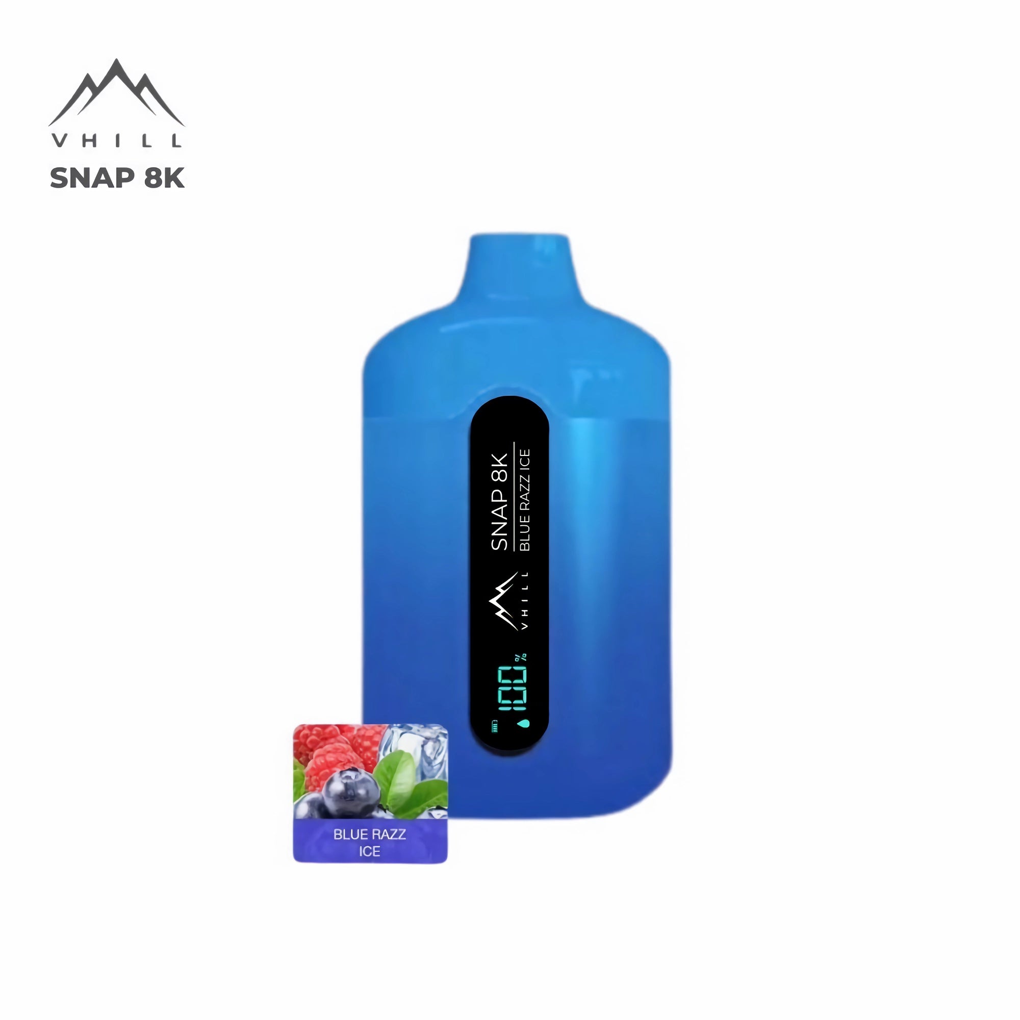 [Disposables] VHILL Snap - Blue Razz Ice Disposable Pod Systems Vancouver Toronto Calgary Richmond Montreal Kingsway Winnipeg Quebec Coquitlam Canada Canadian Vapes Shop Free Shipping E-Juice Mods Nic Salt