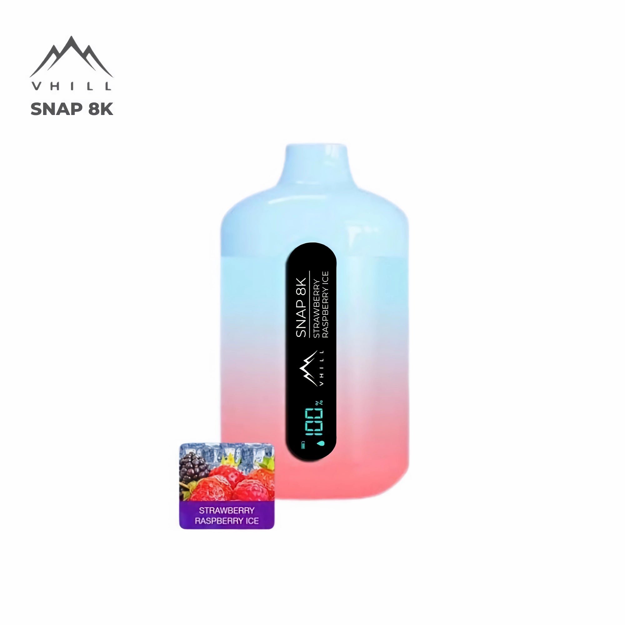 [Disposables] VHILL Snap - Strawberry Raspberry Ice Disposable Pod Systems Vancouver Toronto Calgary Richmond Montreal Kingsway Winnipeg Quebec Coquitlam Canada Canadian Vapes Shop Free Shipping E-Juice Mods Nic Salt