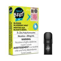 [Vape Pods] Flavour Beast - Blessed Blueberry Mint Iced (3pk)