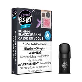 [Vape Pods] Flavour Beast - Bumpin' Blackcurrant Iced (3pk)