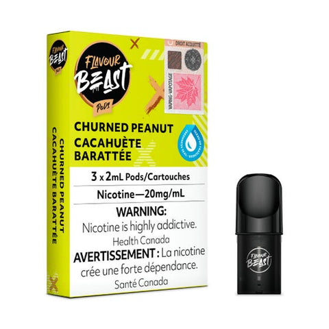 [Vape Pods] Flavour Beast - Churned Peanut (3pk)
