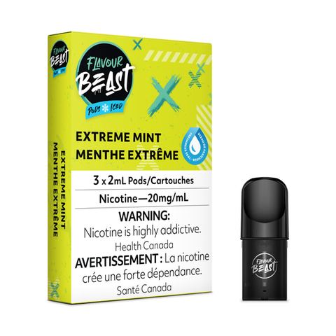 [Vape Pods] Flavour Beast - Extreme Mint Iced (3pk)