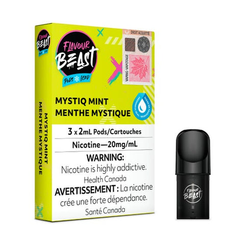 [Vape Pods] Flavour Beast - Mystiq Mint Iced (3pk)
