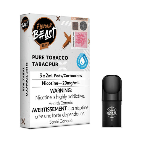 [Vape Pods] Flavour Beast - Pure Tobacco (3pk)