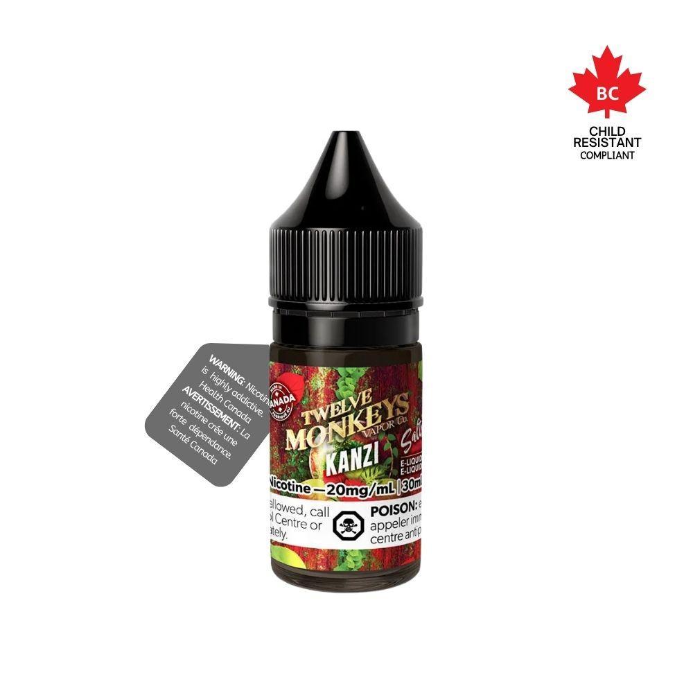 [Nic Salt] 12 Monkeys Salt - Kanzi 30ml Nic Salt E-Juice Vancouver Toronto Calgary Richmond Montreal Kingsway Winnipeg Quebec Coquitlam Canada Canadian Vapes Shop Free Shipping E-Juice Mods Nic Salt