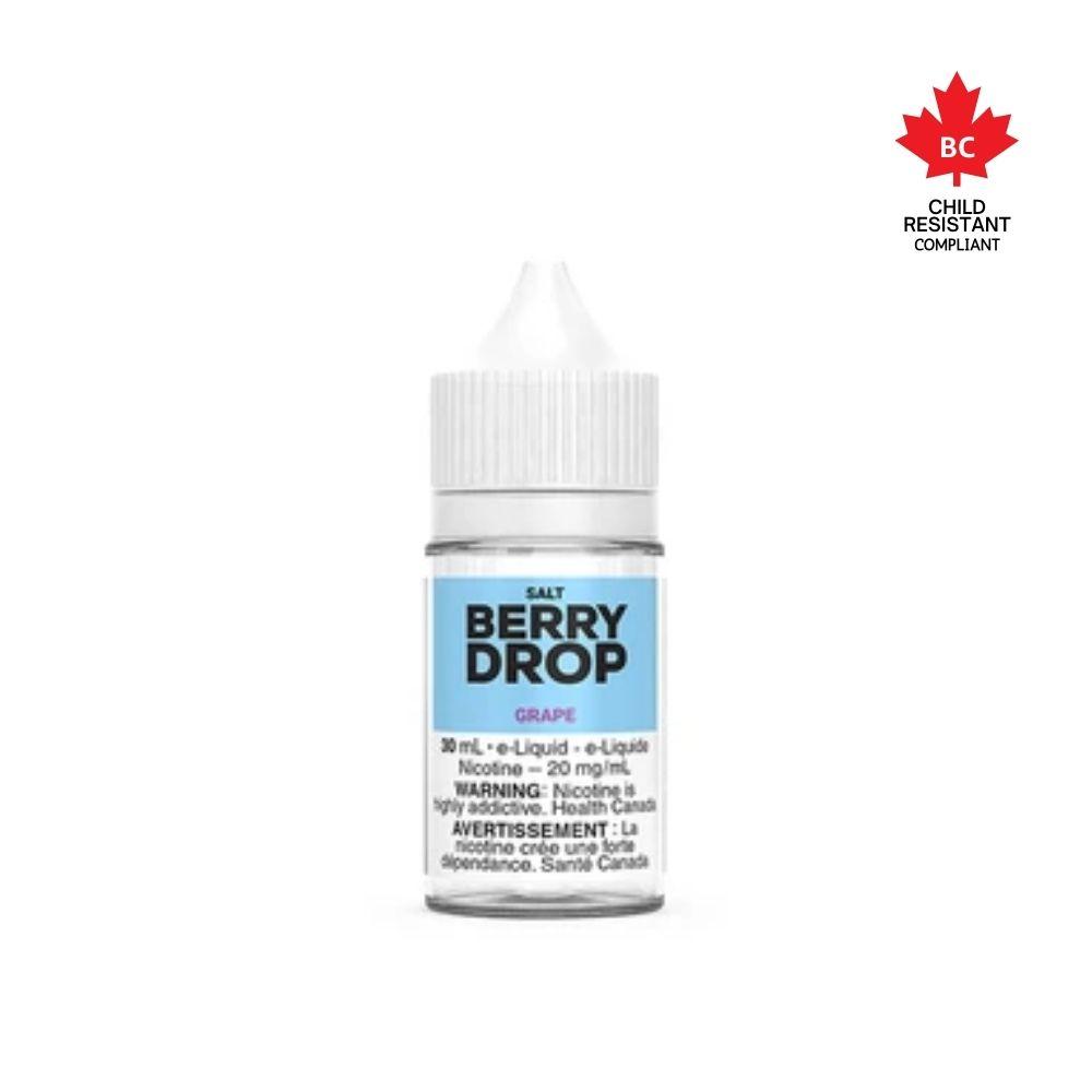 [Nic Salt] Berry Drop Salt - Grape 30ml Nic Salt E-Juice Vancouver Toronto Calgary Richmond Montreal Kingsway Winnipeg Quebec Coquitlam Canada Canadian Vapes Shop Free Shipping E-Juice Mods Nic Salt