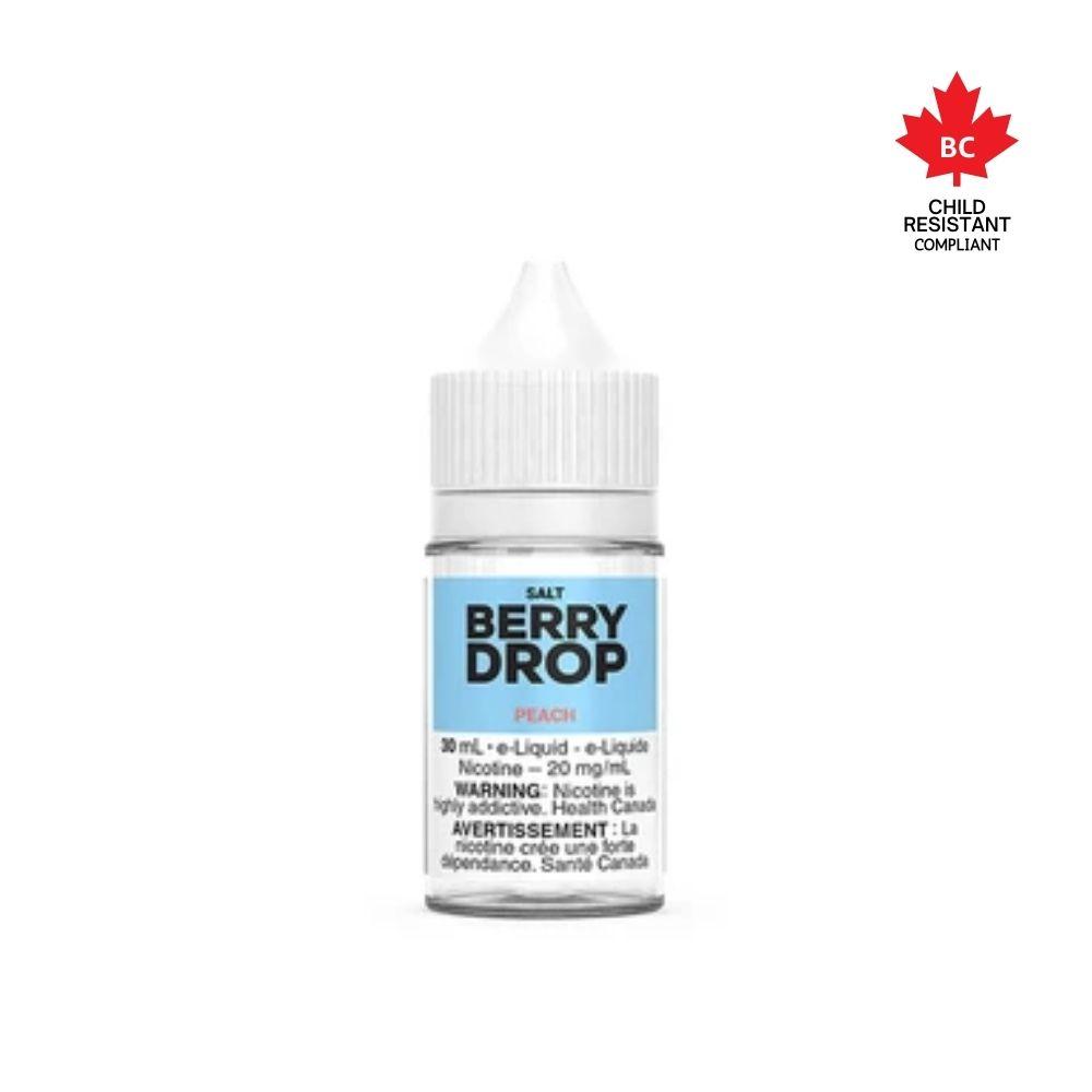 [Nic Salt] Berry Drop Salt - Peach 30ml Nic Salt E-Juice Vancouver Toronto Calgary Richmond Montreal Kingsway Winnipeg Quebec Coquitlam Canada Canadian Vapes Shop Free Shipping E-Juice Mods Nic Salt