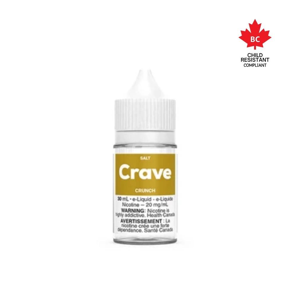 [Nic Salt] Crave - Crunch 30ml Nic Salt E-Juice Vancouver Toronto Calgary Richmond Montreal Kingsway Winnipeg Quebec Coquitlam Canada Canadian Vapes Shop Free Shipping E-Juice Mods Nic Salt