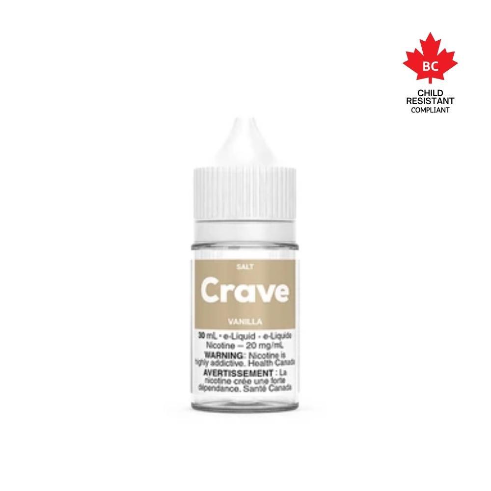 [Nic Salt] Crave - Vanilla 30ml Nic Salt E-Juice Vancouver Toronto Calgary Richmond Montreal Kingsway Winnipeg Quebec Coquitlam Canada Canadian Vapes Shop Free Shipping E-Juice Mods Nic Salt