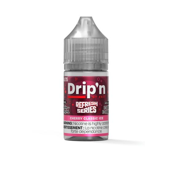[Nic Salt] Drip'n by Envi Refresh Salt - Cherry Classic Ice 30mL-Nic Salt E-Juice-Drip'n by Envi Refresh Salt-20mg-Lucky 8 Vapes