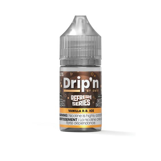 [Nic Salt] Drip'n by Envi Refresh Salt - Vanilla R.B Ice 30mL-Nic Salt E-Juice-Drip'n by Envi Refresh Salt-20mg-Lucky 8 Vapes