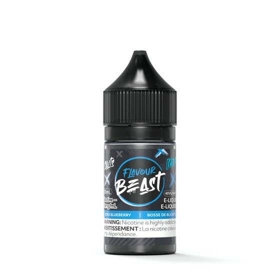 [Nic Salt] Flavour Beast - Boss Blueberry Iced 30ml Nic Salt E-Juice Vancouver Toronto Calgary Richmond Montreal Kingsway Winnipeg Quebec Coquitlam Canada Canadian Vapes Shop Free Shipping E-Juice Mods Nic Salt