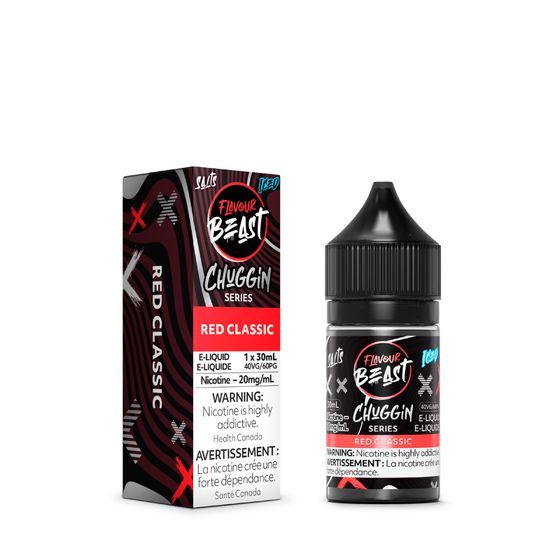 [Nic Salt] Flavour Beast - Chuggin Red Classic 30ml Nic Salt E-Juice Vancouver Toronto Calgary Richmond Montreal Kingsway Winnipeg Quebec Coquitlam Canada Canadian Vapes Shop Free Shipping E-Juice Mods Nic Salt