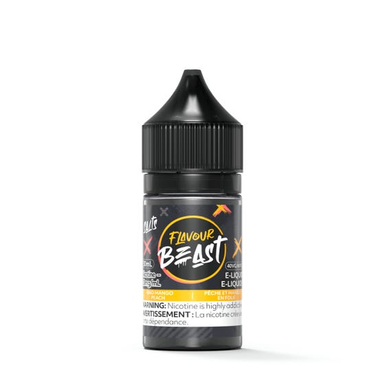 [Nic Salt] Flavour Beast - Mad Mango Peach 30ml Nic Salt E-Juice Vancouver Toronto Calgary Richmond Montreal Kingsway Winnipeg Quebec Coquitlam Canada Canadian Vapes Shop Free Shipping E-Juice Mods Nic Salt