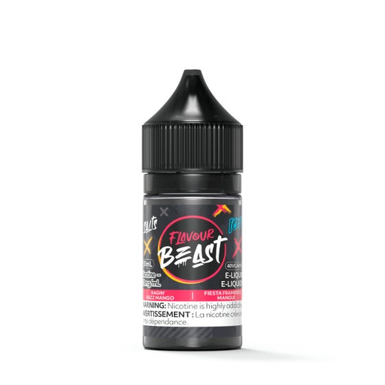 [Nic Salt] Flavour Beast - Ragin' Razz Mango Iced 30ml Nic Salt E-Juice Vancouver Toronto Calgary Richmond Montreal Kingsway Winnipeg Quebec Coquitlam Canada Canadian Vapes Shop Free Shipping E-Juice Mods Nic Salt