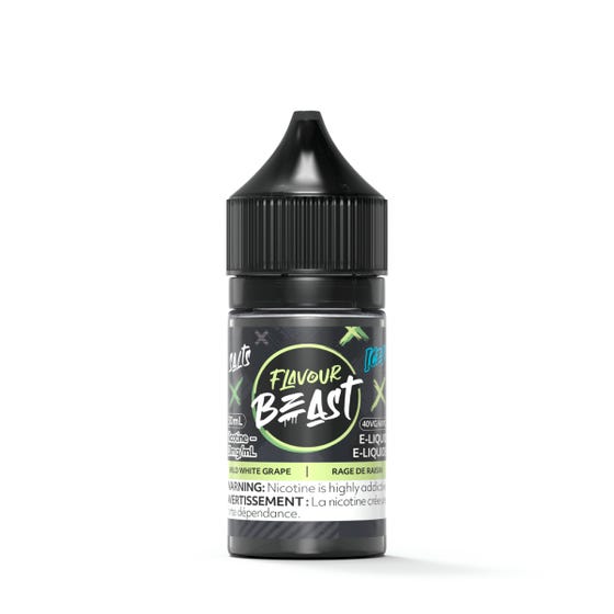 [Nic Salt] Flavour Beast - Wild White Grape Iced 30ml Nic Salt E-Juice Vancouver Toronto Calgary Richmond Montreal Kingsway Winnipeg Quebec Coquitlam Canada Canadian Vapes Shop Free Shipping E-Juice Mods Nic Salt