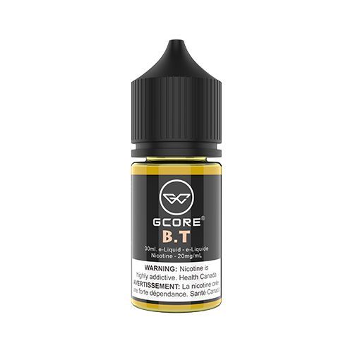 [Nic Salt] GCORE Salt - B.T 30ml Nic Salt E-Juice Vancouver Toronto Calgary Richmond Montreal Kingsway Winnipeg Quebec Coquitlam Canada Canadian Vapes Shop Free Shipping E-Juice Mods Nic Salt