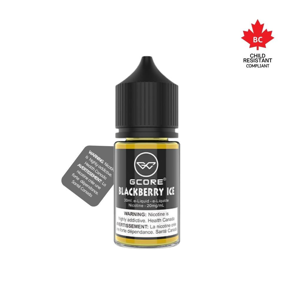 [Nic Salt] GCORE Salt - Blackberry Ice 30ml Nic Salt E-Juice Vancouver Toronto Calgary Richmond Montreal Kingsway Winnipeg Quebec Coquitlam Canada Canadian Vapes Shop Free Shipping E-Juice Mods Nic Salt
