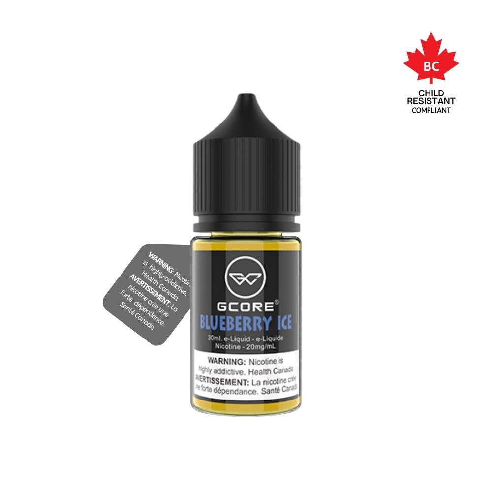 [Nic Salt] GCORE Salt - Blueberry Ice 30ml Nic Salt E-Juice Vancouver Toronto Calgary Richmond Montreal Kingsway Winnipeg Quebec Coquitlam Canada Canadian Vapes Shop Free Shipping E-Juice Mods Nic Salt