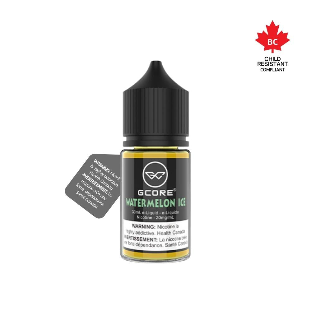 [Nic Salt] GCORE Salt - Watermelon Ice 30ml Nic Salt E-Juice Vancouver Toronto Calgary Richmond Montreal Kingsway Winnipeg Quebec Coquitlam Canada Canadian Vapes Shop Free Shipping E-Juice Mods Nic Salt