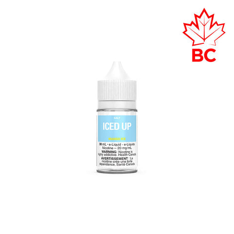 [Nic Salt] Iced Up Salt - Mango Iced 30ml Nic Salt E-Juice Vancouver Toronto Calgary Richmond Montreal Kingsway Winnipeg Quebec Coquitlam Canada Canadian Vapes Shop Free Shipping E-Juice Mods Nic Salt