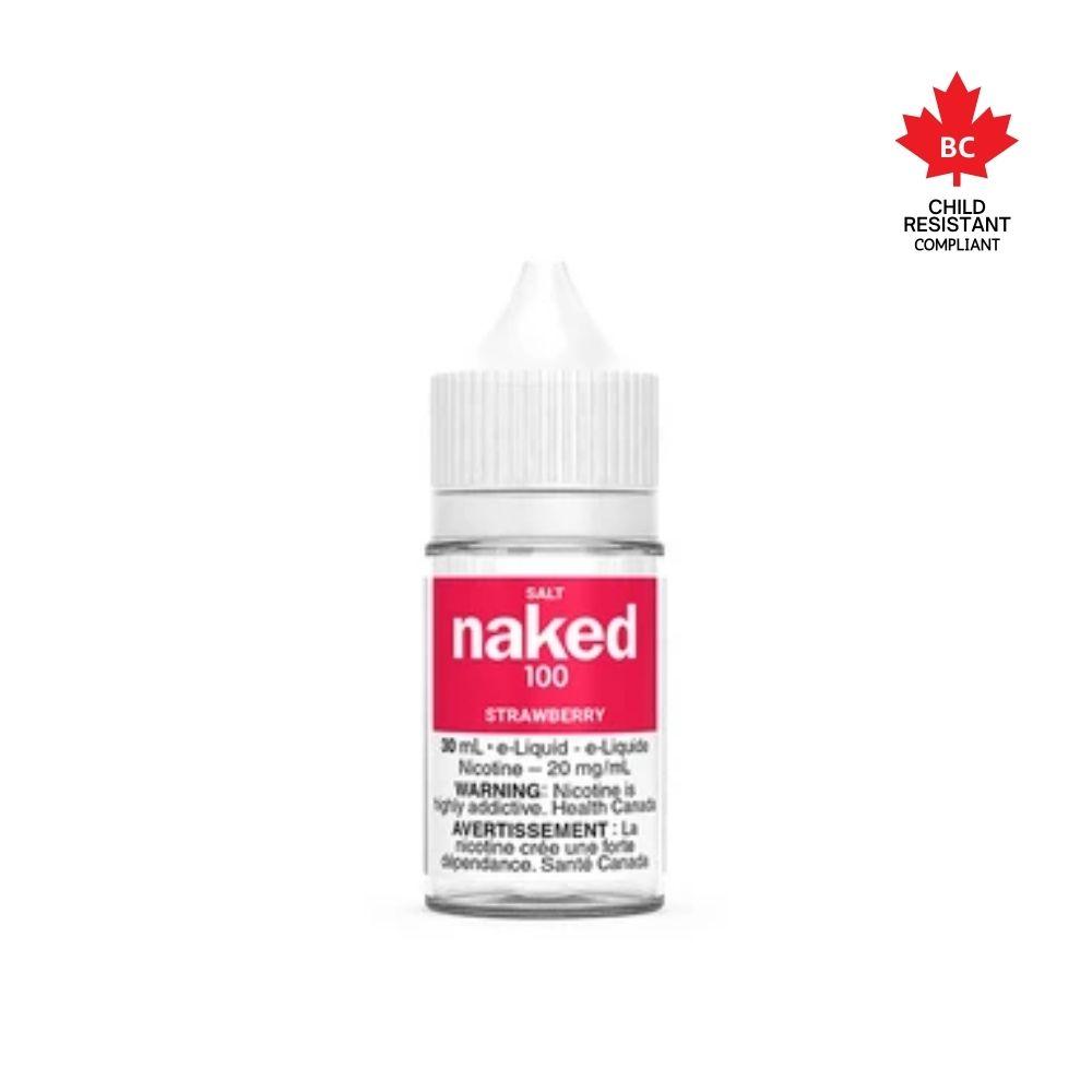 [Nic Salt] Naked 100 Salt - Strawberry (Luscious Strawberry) 30ml Nic Salt E-Juice Vancouver Toronto Calgary Richmond Montreal Kingsway Winnipeg Quebec Coquitlam Canada Canadian Vapes Shop Free Shipping E-Juice Mods Nic Salt