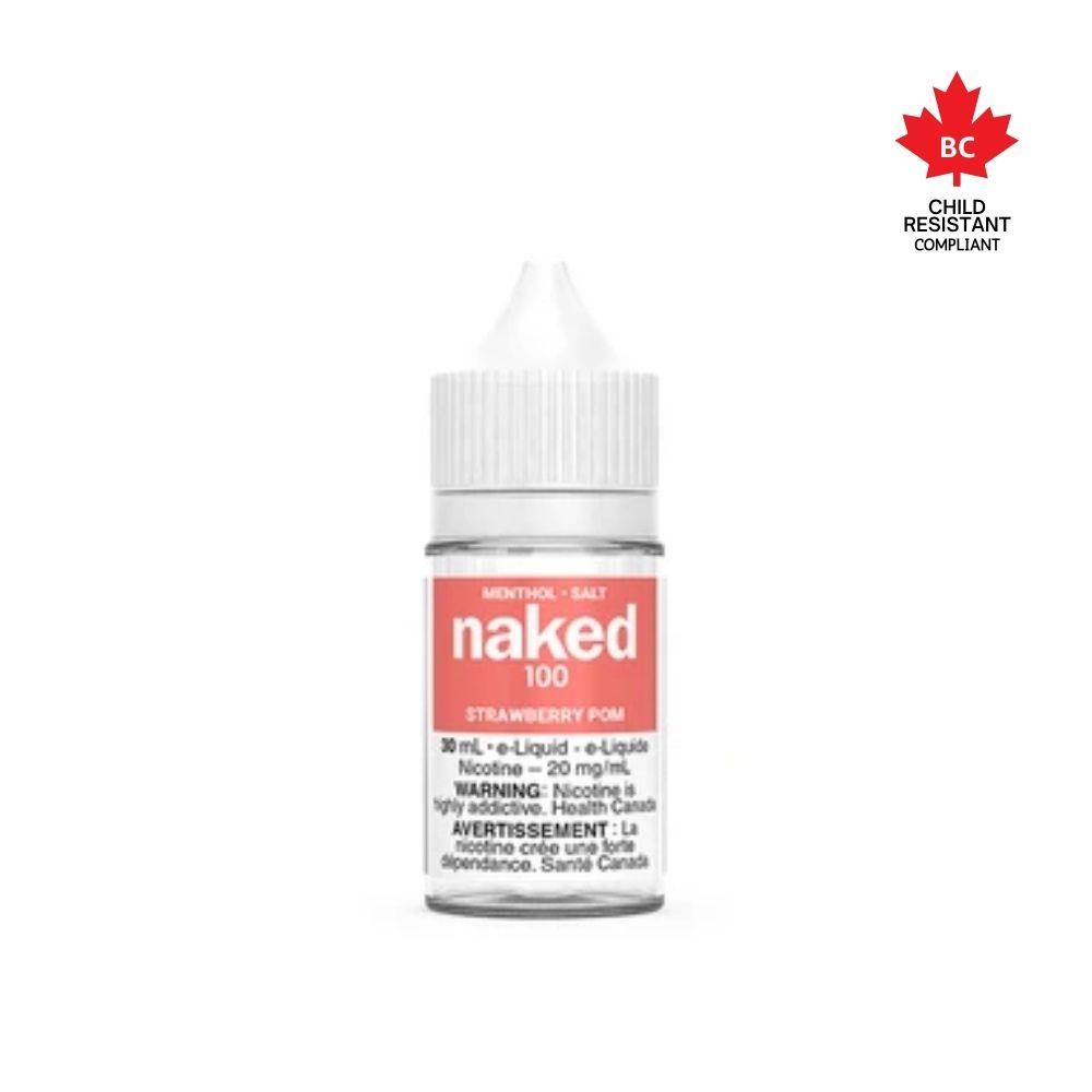 [Nic Salt] Naked 100 Salt - Strawberry Pom (Brain Freeze) 30ml Nic Salt E-Juice Vancouver Toronto Calgary Richmond Montreal Kingsway Winnipeg Quebec Coquitlam Canada Canadian Vapes Shop Free Shipping E-Juice Mods Nic Salt