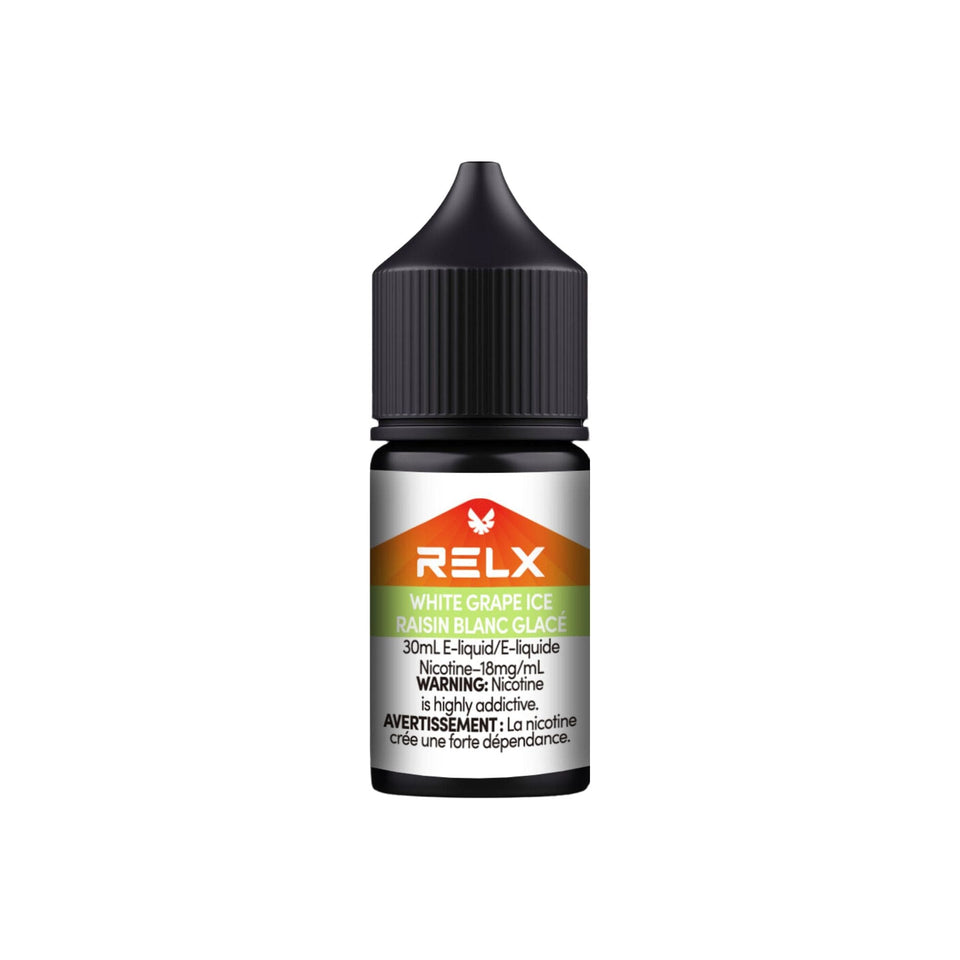 [Nic Salt] RELX Salt - White Grape Ice 30ml Nic Salt E-Juice Vancouver Toronto Calgary Richmond Montreal Kingsway Winnipeg Quebec Coquitlam Canada Canadian Vapes Shop Free Shipping E-Juice Mods Nic Salt