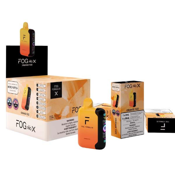 [Disposables] Fog Formulas Pro X – Orange Fizz-Disposable Pod Systems-Fog Formulas Pro X-20mg (Intense)-Lucky 8 Vapes