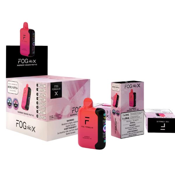 [Disposables] Fog Formulas Pro X – Raspberry Dragon Fruit Ice-Disposable Pod Systems-Fog Formulas Pro X-20mg (Intense)-Lucky 8 Vapes