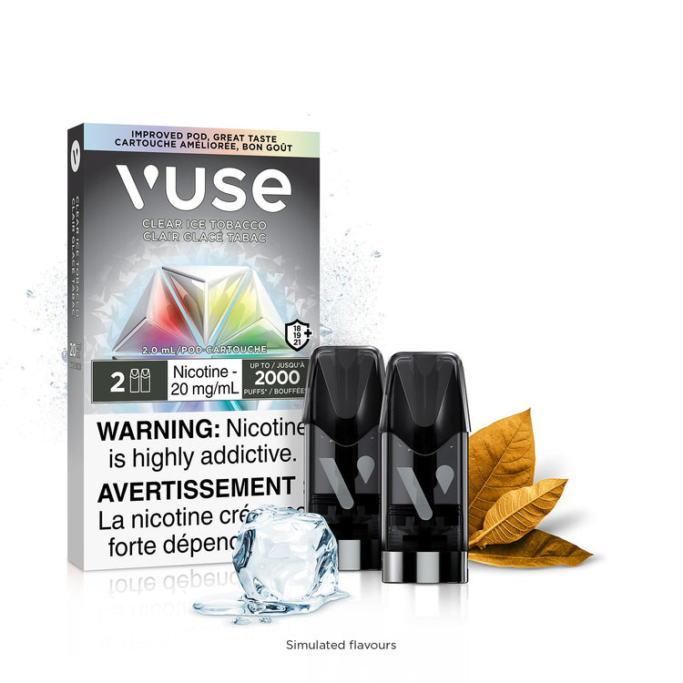 VUSE ePod - Clear Ice Tobacco (2pk) | $17.99 VUSE ePod - Clear Ice Tobacco (2pk) | $17.99
