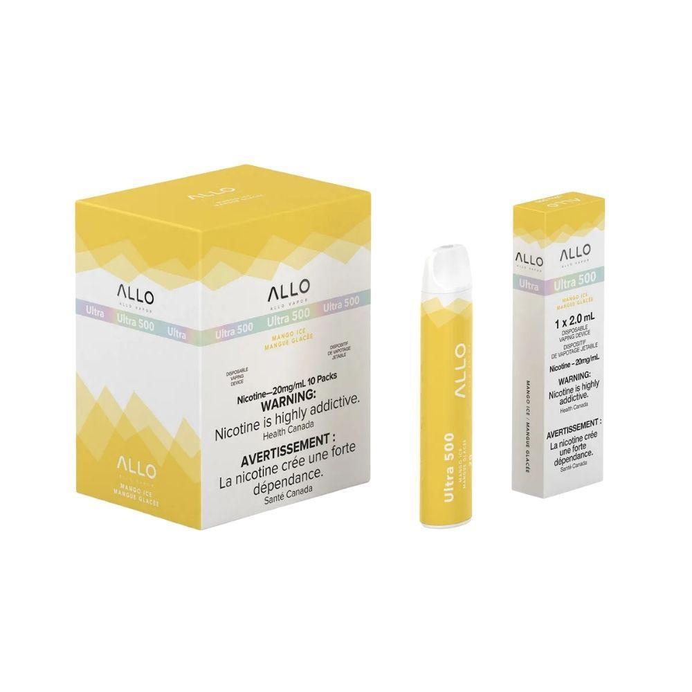 [Disposables] ALLO Ultra 500 - Mango Ice Disposable Pod Systems Vancouver Toronto Calgary Richmond Montreal Kingsway Winnipeg Quebec Coquitlam Canada Canadian Vapes Shop Free Shipping E-Juice Mods Nic Salt