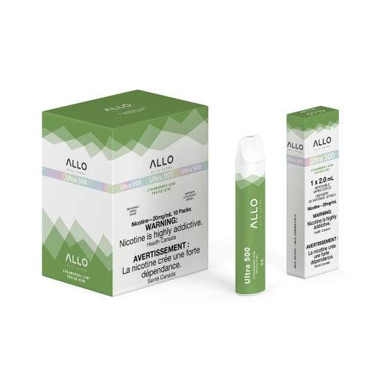 [Disposables] ALLO Ultra 500 - Strawberry Kiwi Disposable Pod Systems Vancouver Toronto Calgary Richmond Montreal Kingsway Winnipeg Quebec Coquitlam Canada Canadian Vapes Shop Free Shipping E-Juice Mods Nic Salt