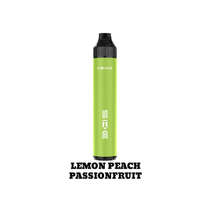 [Disposables] Icon Bar - Lemon Peach Passionfruit Disposable Pod Systems Vancouver Toronto Calgary Richmond Montreal Kingsway Winnipeg Quebec Coquitlam Canada Canadian Vapes Shop Free Shipping E-Juice Mods Nic Salt