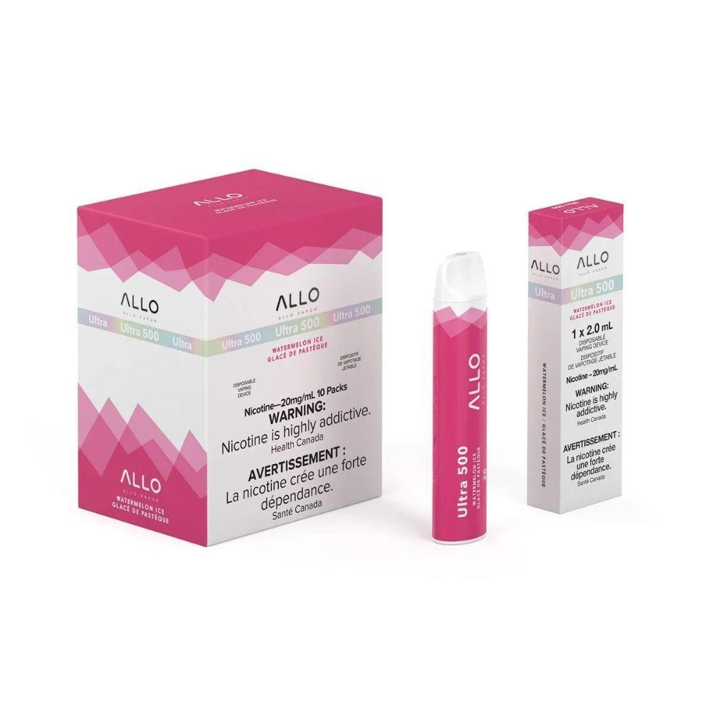 [Disposables] ALLO Ultra 500 - Watermelon Ice Disposable Pod Systems Vancouver Toronto Calgary Richmond Montreal Kingsway Winnipeg Quebec Coquitlam Canada Canadian Vapes Shop Free Shipping E-Juice Mods Nic Salt