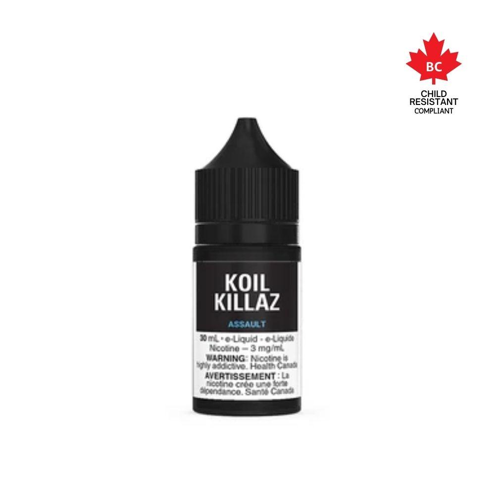 [Freebase] Koil Killaz - Assault 30mL E-Juice Vancouver Toronto Calgary Richmond Montreal Kingsway Winnipeg Quebec Coquitlam Canada Canadian Vapes Shop Free Shipping E-Juice Mods Nic Salt