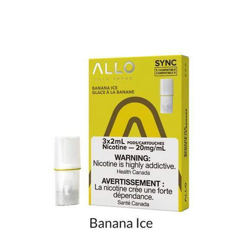 [Vape Pods] ALLO Sync - Banana Ice (3pk)