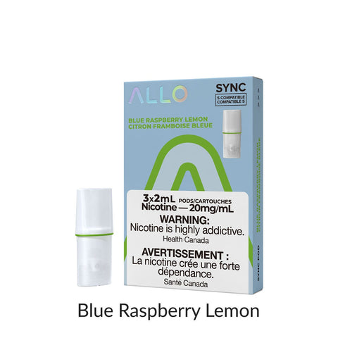 [Vape Pods] ALLO Sync - Blue Raspberry Lemon (3pk)