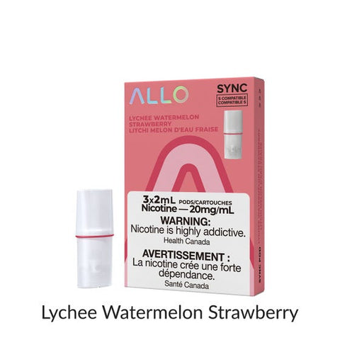 [Vape Pods] ALLO Sync - Lychee Watermelon Strawberry (3pk)