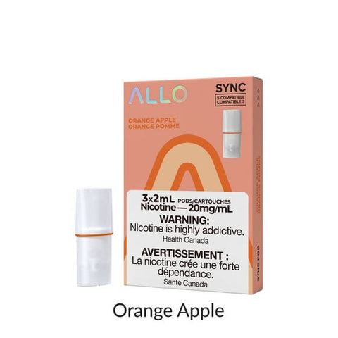 [Vape Pods] ALLO Sync - Orange Apple (3pk)